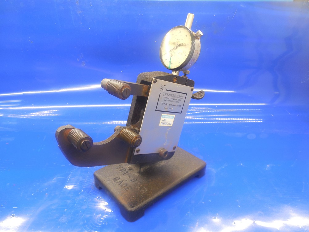 TRI START GAGE TRI ROLL COMPARATOR FRAME # 9 MACHINE SHOP INSPECTION No. 9