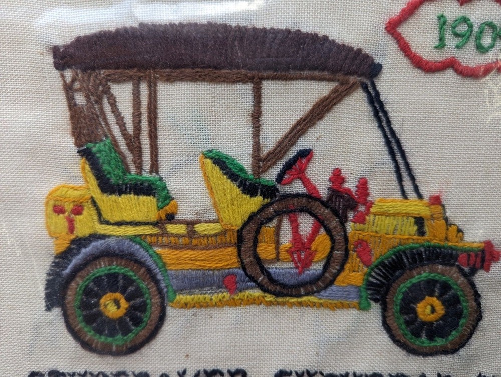 1909 Studebaker Wall Art Handmade