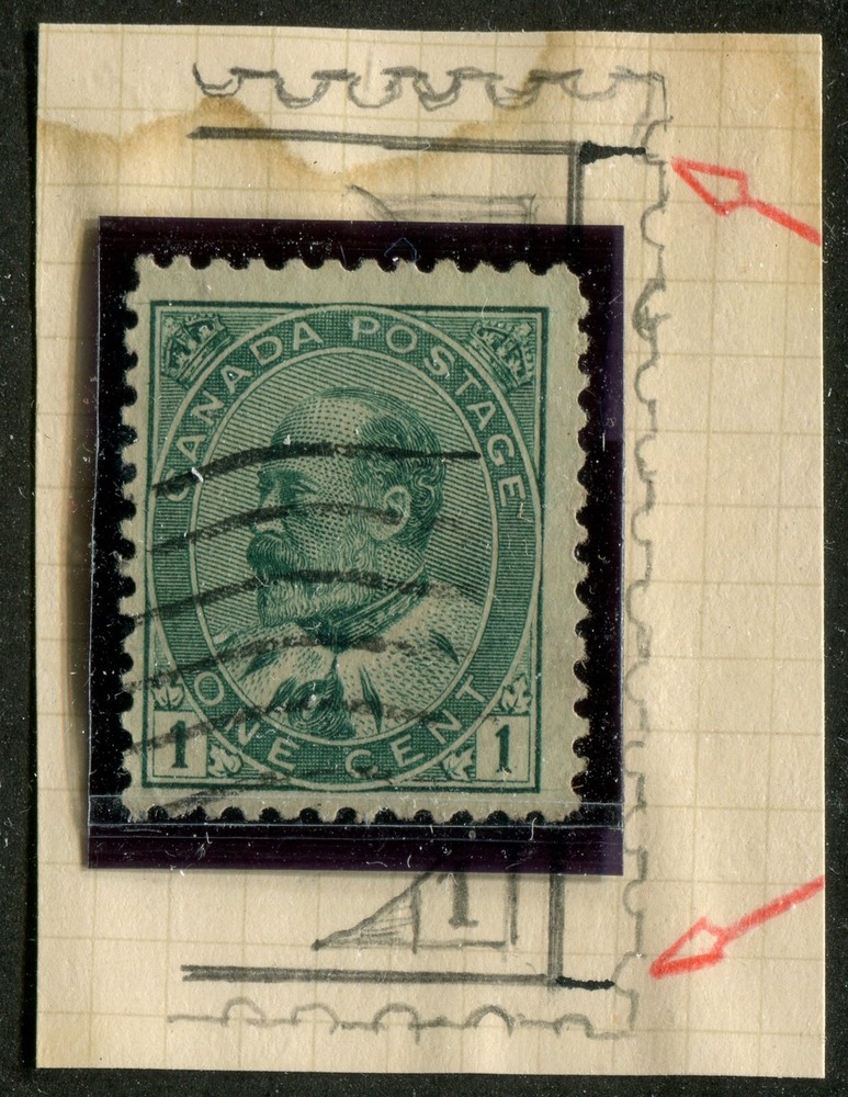 Canada #89iv Used, "Hairlines"