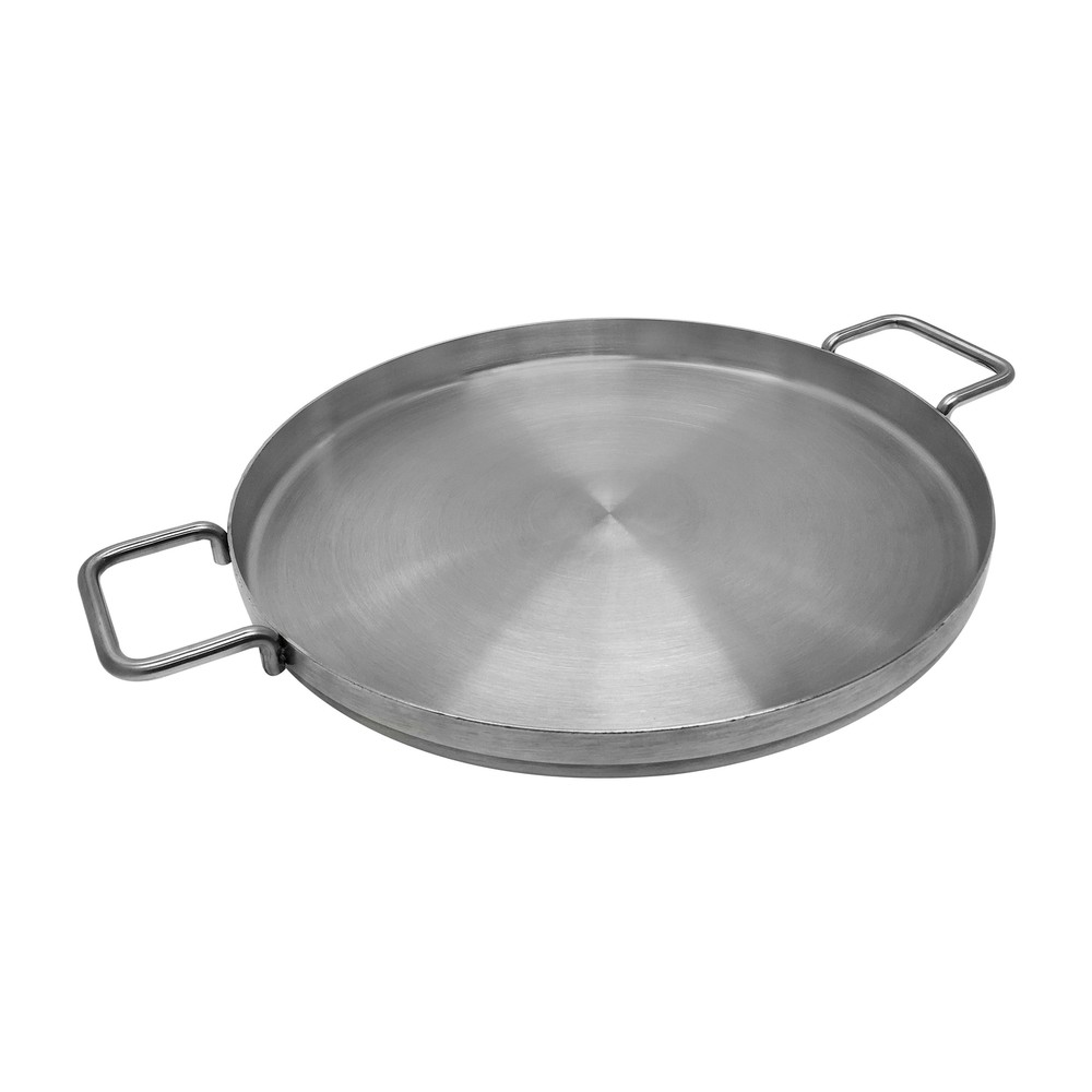 Stainless Steel Flat Comal Griddle Pan Cookware 16 inch