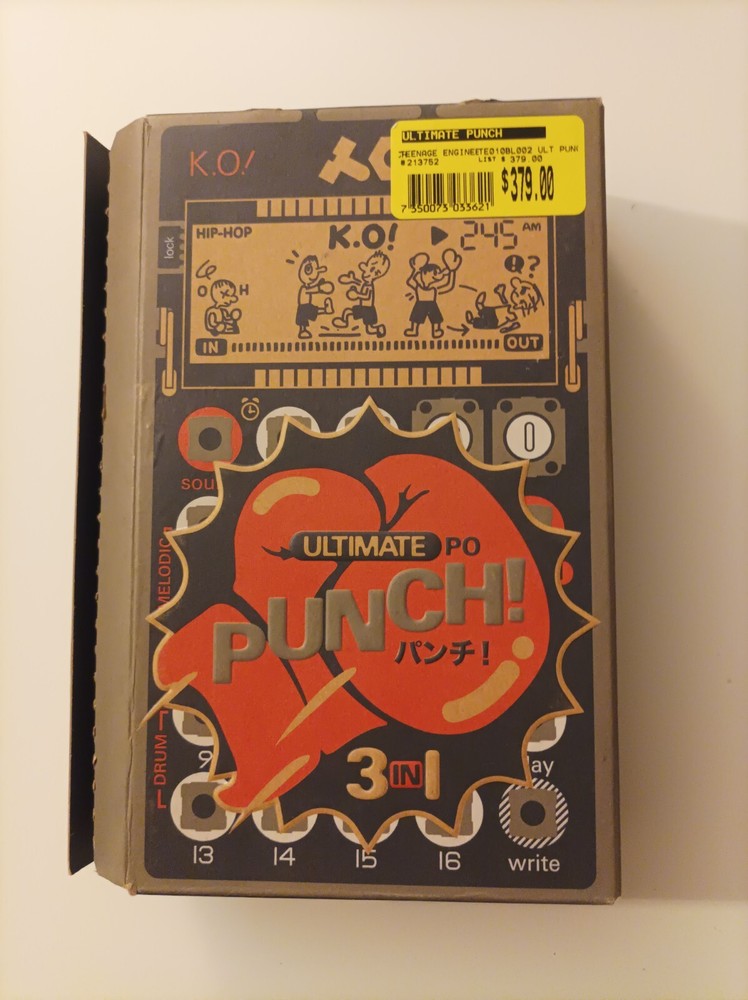 Teenage Engineering Pocket Operator Collection-Ultimate Punch OPEN BOX