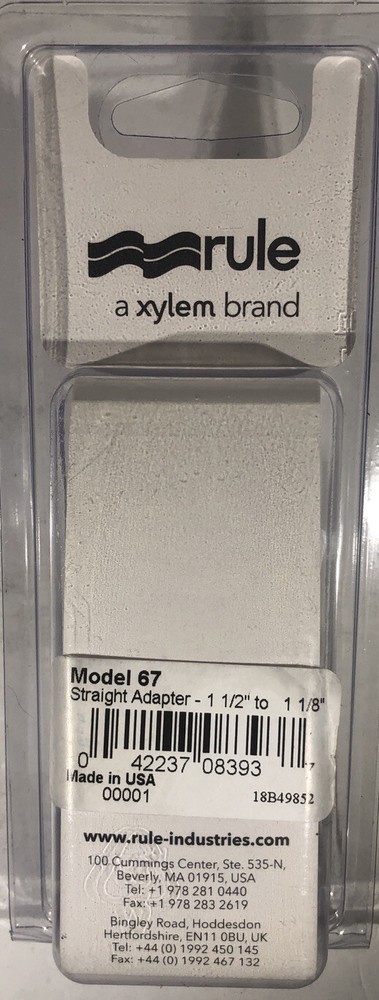 Rule #67 Plastic Reducer 1 12 to 1 18