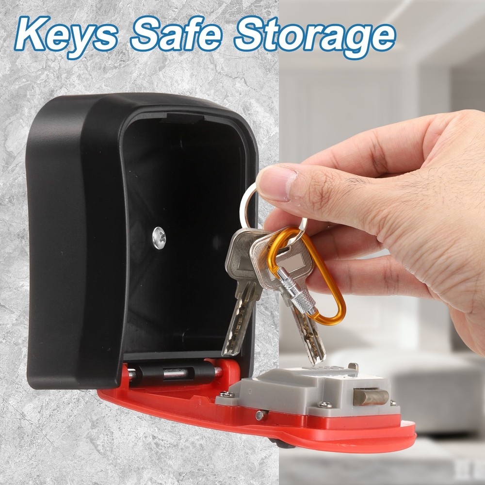 Wall Mount Key Lock Box Digit Combination Lockbox