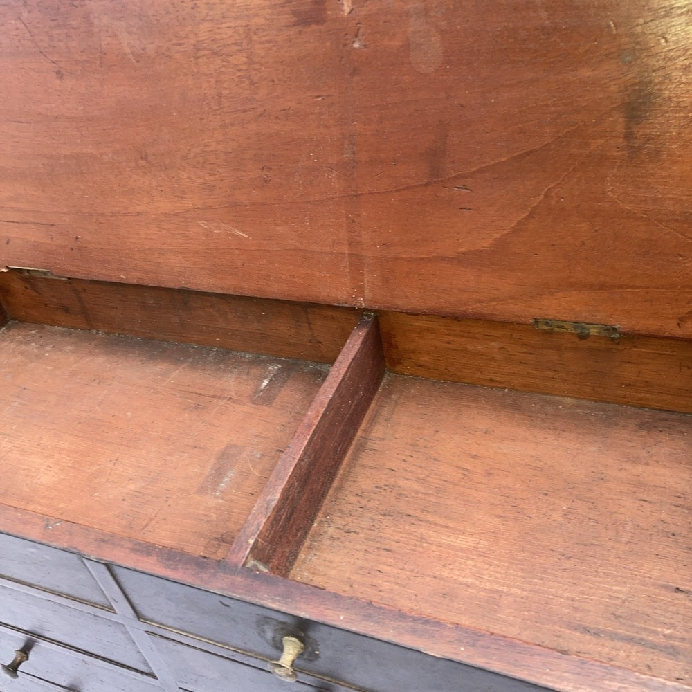 Vintage 9 Drawer Engineers Tool Makers Cabinet Chest- Upcycle