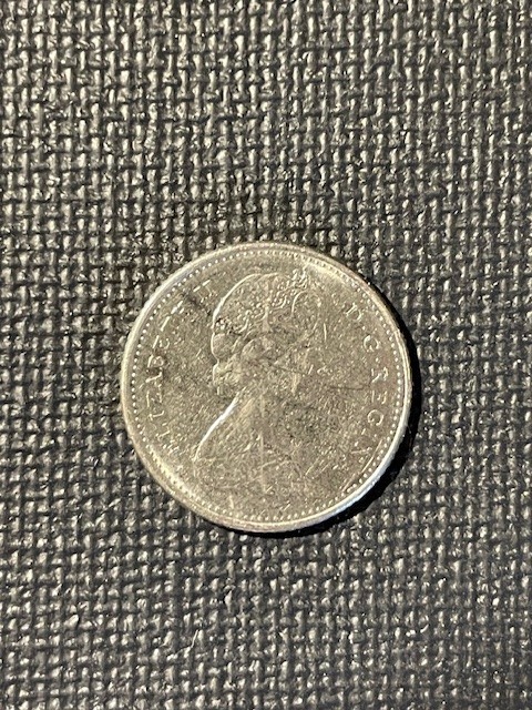 1972 Canadian 10 Cent Dime