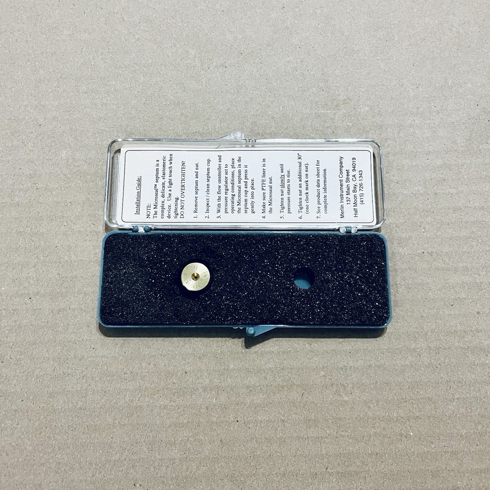 Merlin Microseal Septum Nut Replacement Kit 305 303c - SHIPS FREE!
