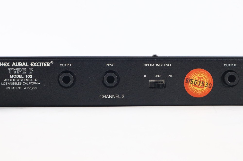 Aphex Aural Exciter Type B, 2 Channel Rack Mount