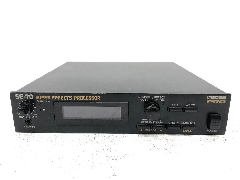 Boss SE-70 Multi Super Effects Processor Good Condition Working Tested