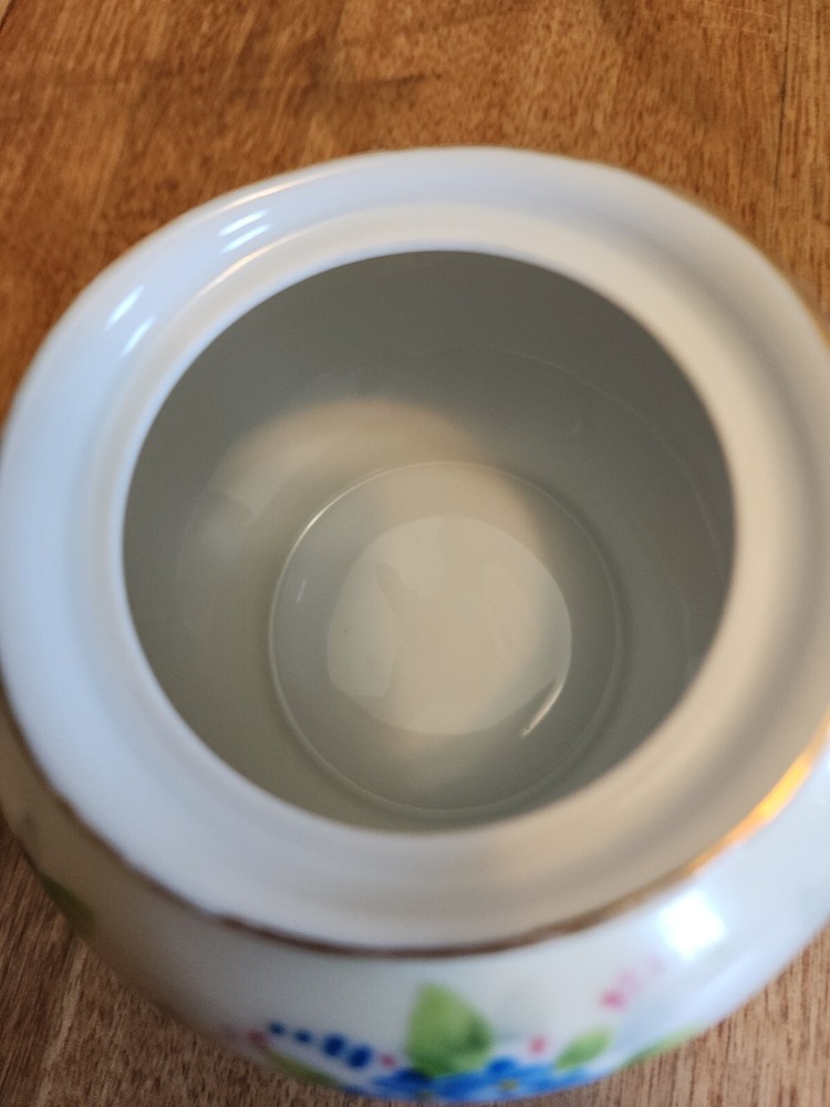 Hand Painted Nippon Covered Sugar Bowl