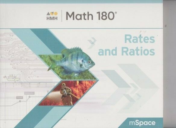 HMH Math 180mSpace Rates and Ratios - Unused No Writing