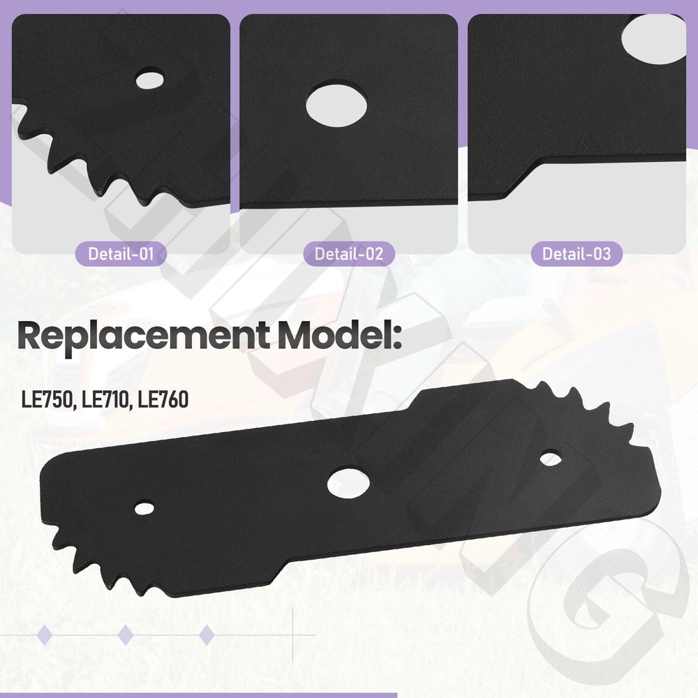 Eb007 7.5inch Edge Hog Heavyduty Edger Replacement Blade Compatible With Blackde