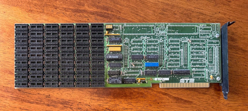 STB Systems RIO Plus Memory Board ISA 8-BIT