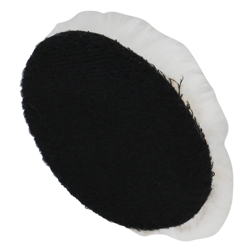 10x Wool Polishing Pads 3inch Lambskin Hook Loop Buffing Car Buffing Pad