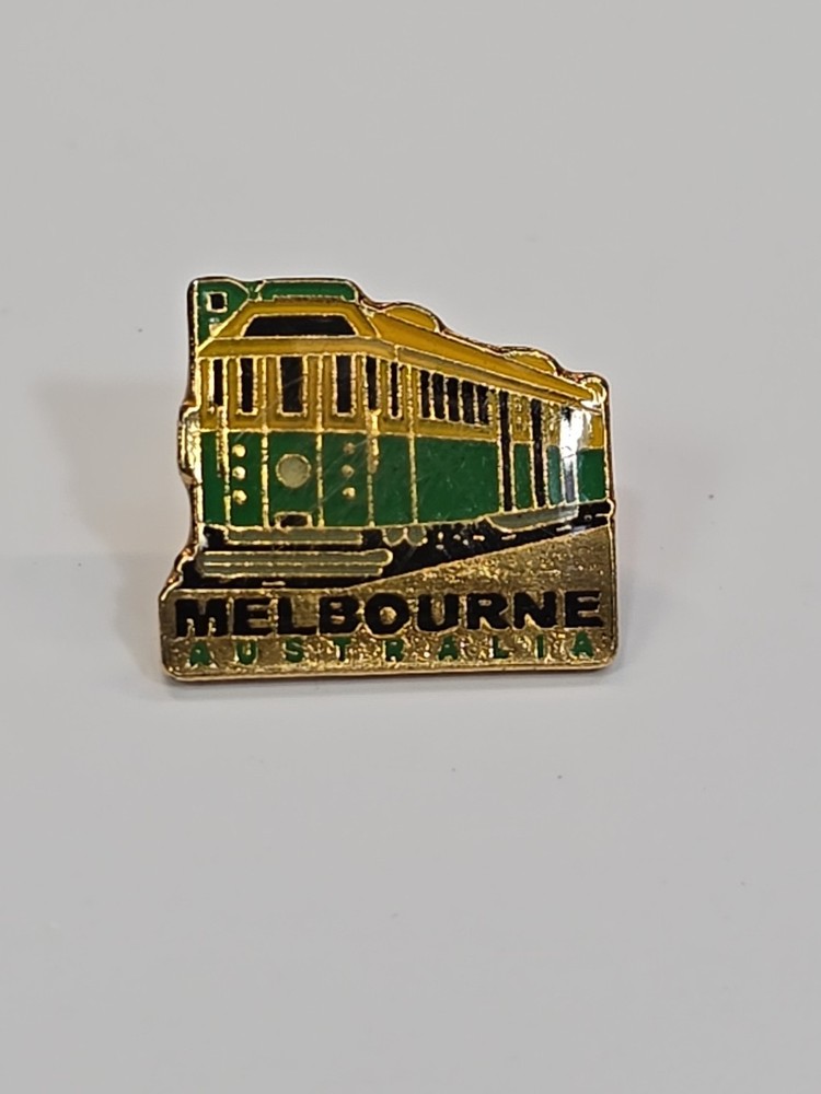 Melbourne Australia Train Souvenir Lapel Pin Small Size