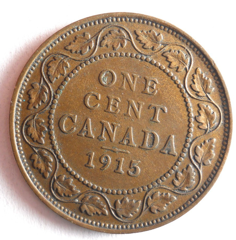 1915 CANADA CENT - Excellent Coin - FREE SHIP - Bin #311