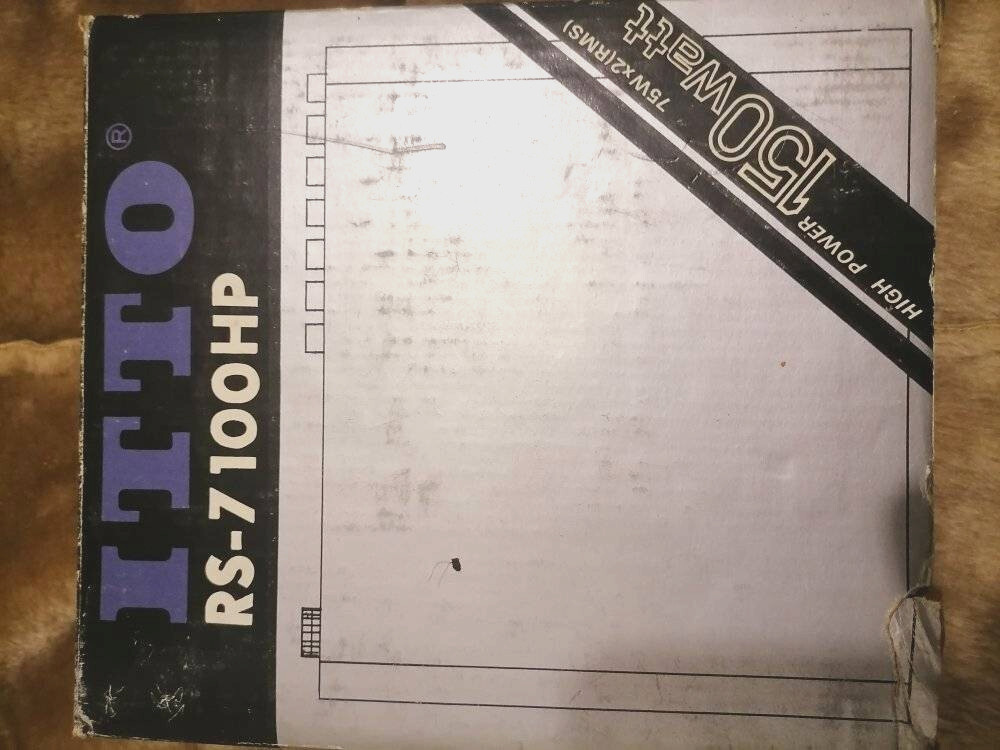 Vintage Equalizer ITTO  RS 7100 HP- 150W