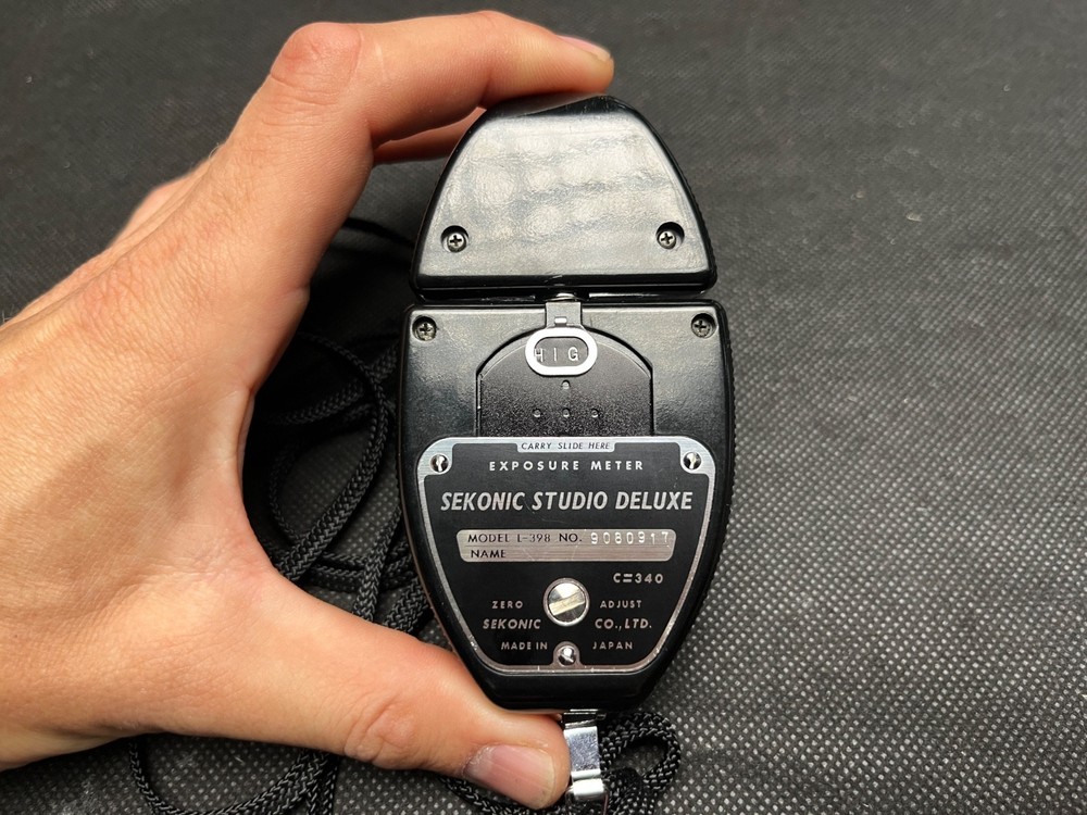 Sekonic L398 studio deluxe light meter
