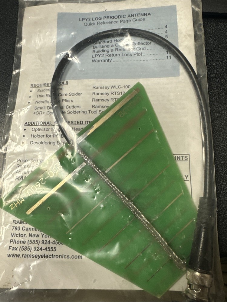 Ramsey Electronics Logi Log Periodic Antenna LPY2