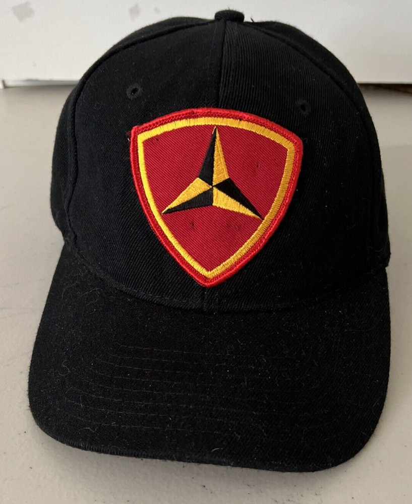 USMC 3RD Marine Division Military Cap Hat Excellent Condition