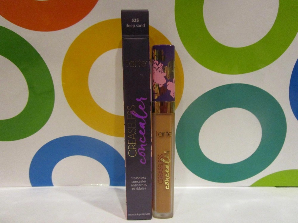 TARTE ~ CREASELESS CONCEALER ~ # 52S DEEP SAND ~ 0.225 OZ BOXED