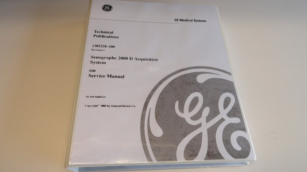 Sensographe 2000D 2000 D Aquisition System Operator's Manual