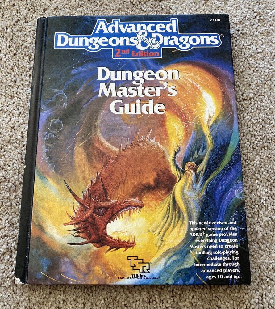 Advanced Dungeons & Dragons 2nd Edition Dungeon Master's Guide TSR 1989
