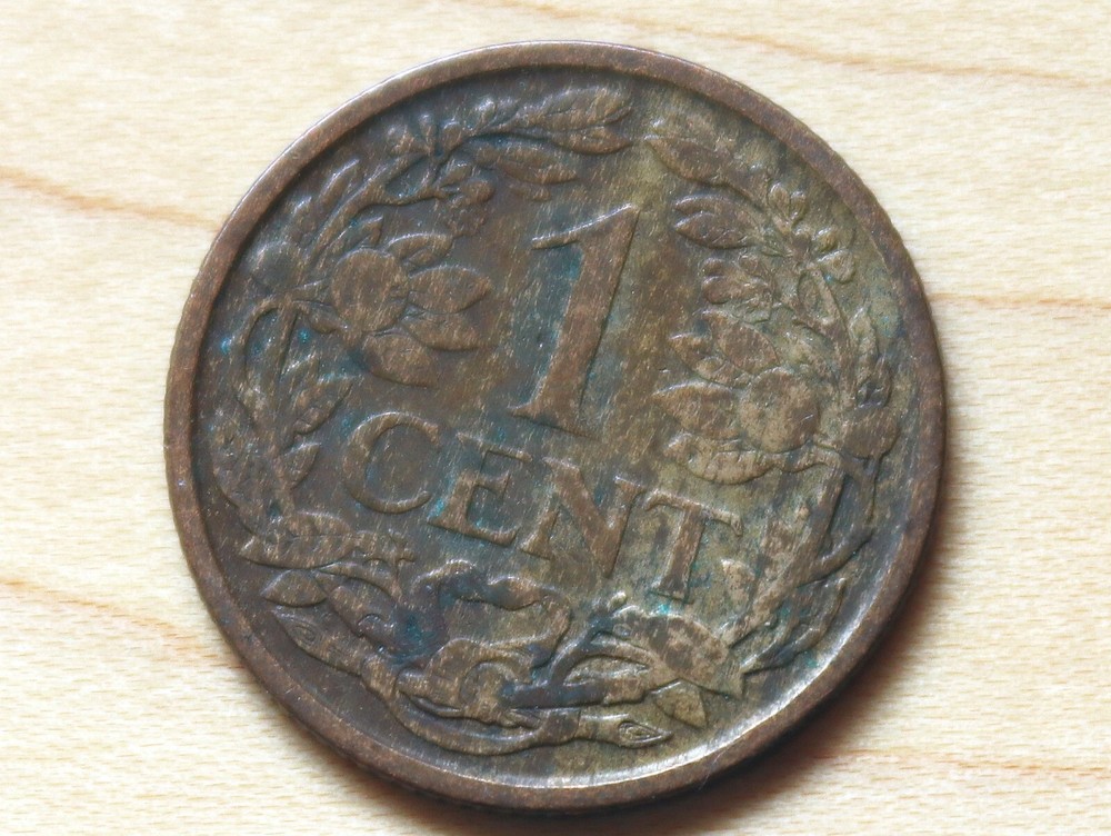 1922 Netherlands 1 Cent
