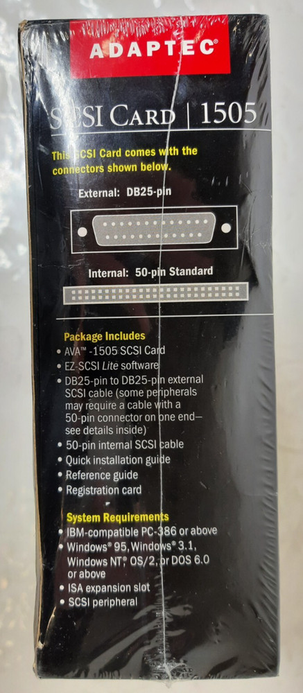 Adaptec SCSI Card 1505 AVA-1505A KIT