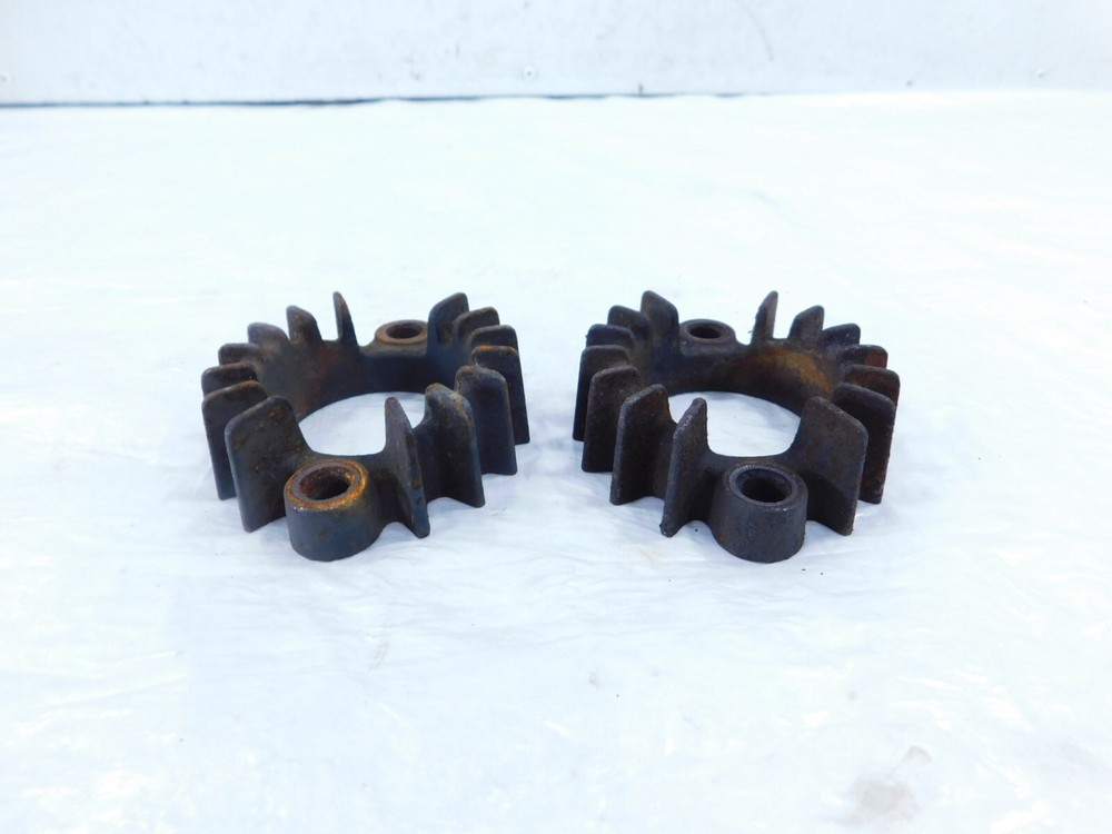 1976 76 Moto Guzzi Convert I V1000 Engine Exhaust Header Pipe Mount Nut Flanges