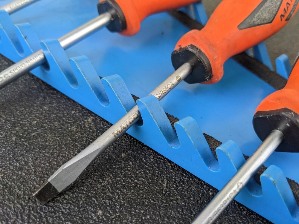 #bi480 Matco Tools 5 Piece Premium Orange Screwdriver Set