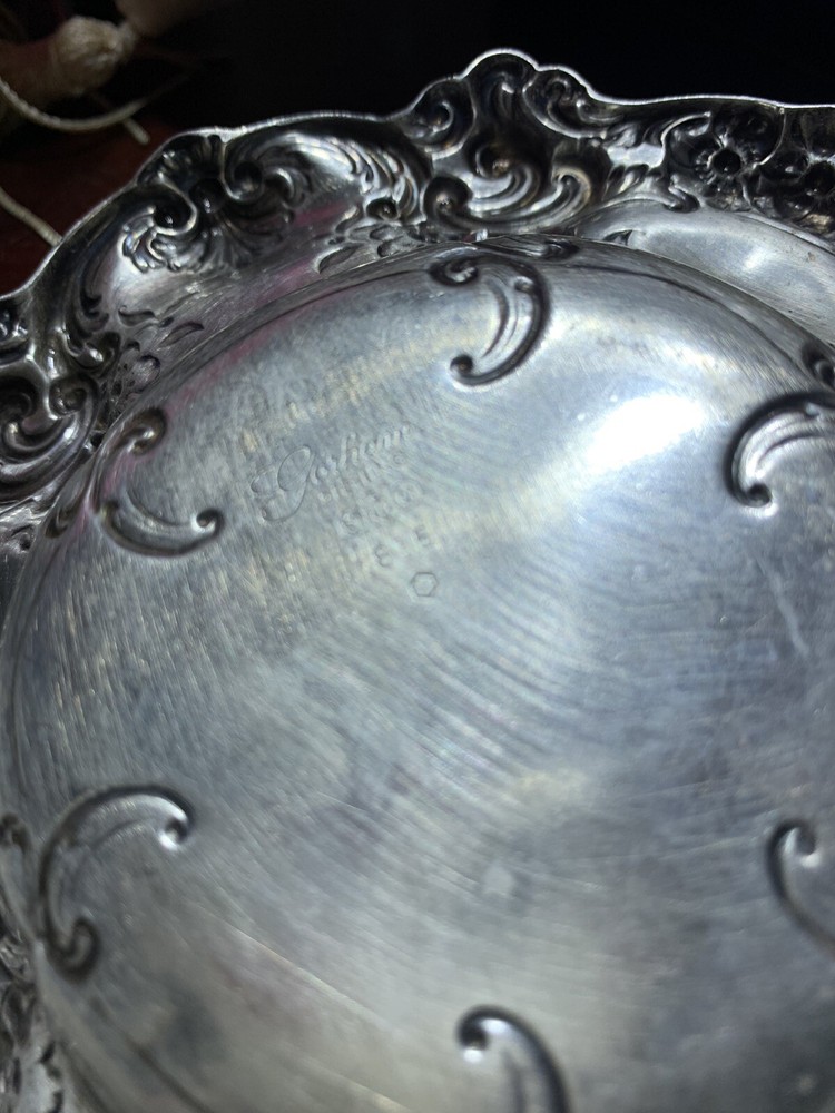 Gorham sterling nut dish 51/2” marked # 816