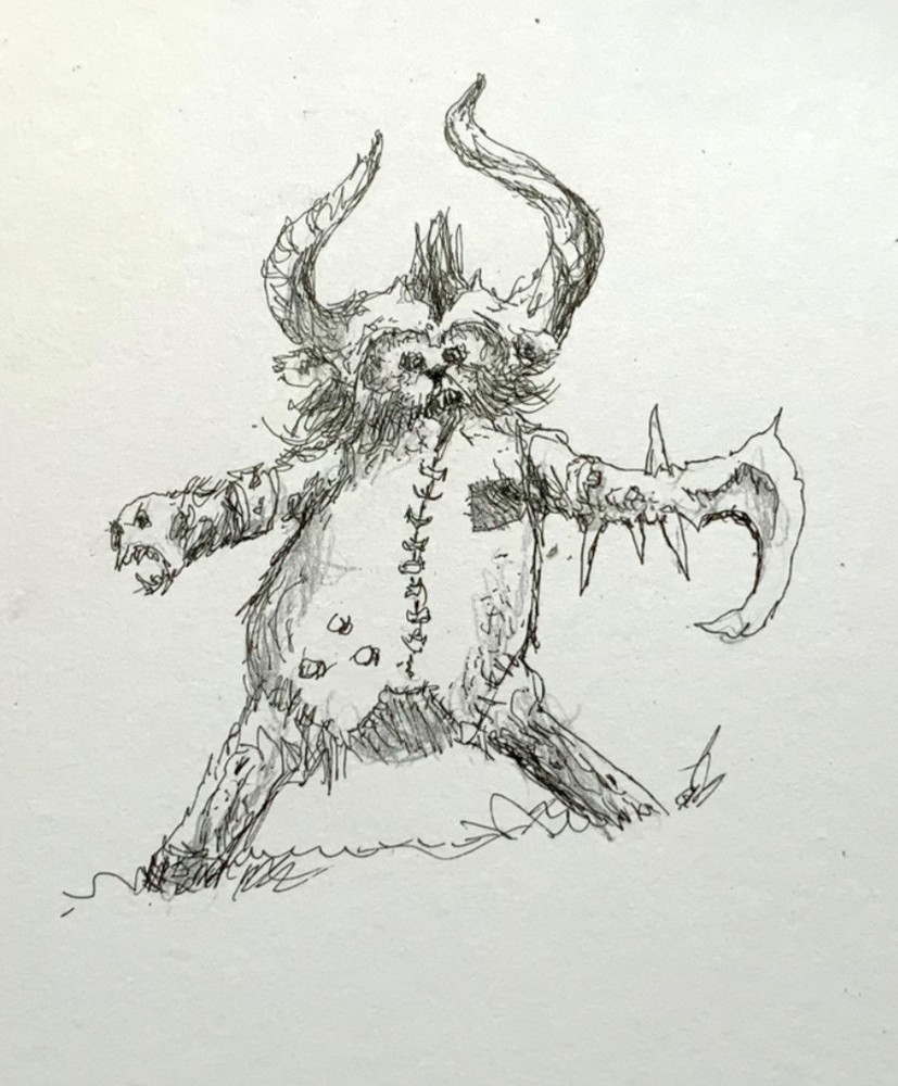 Mörderin Teddy bears trio
