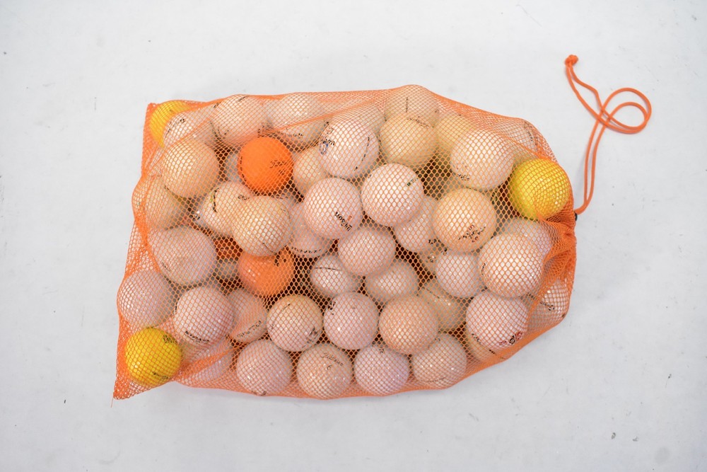 Golf Ball Monkey Mixed Golf Balls Bag 100 Pack Assorted BRANDED Balls Only