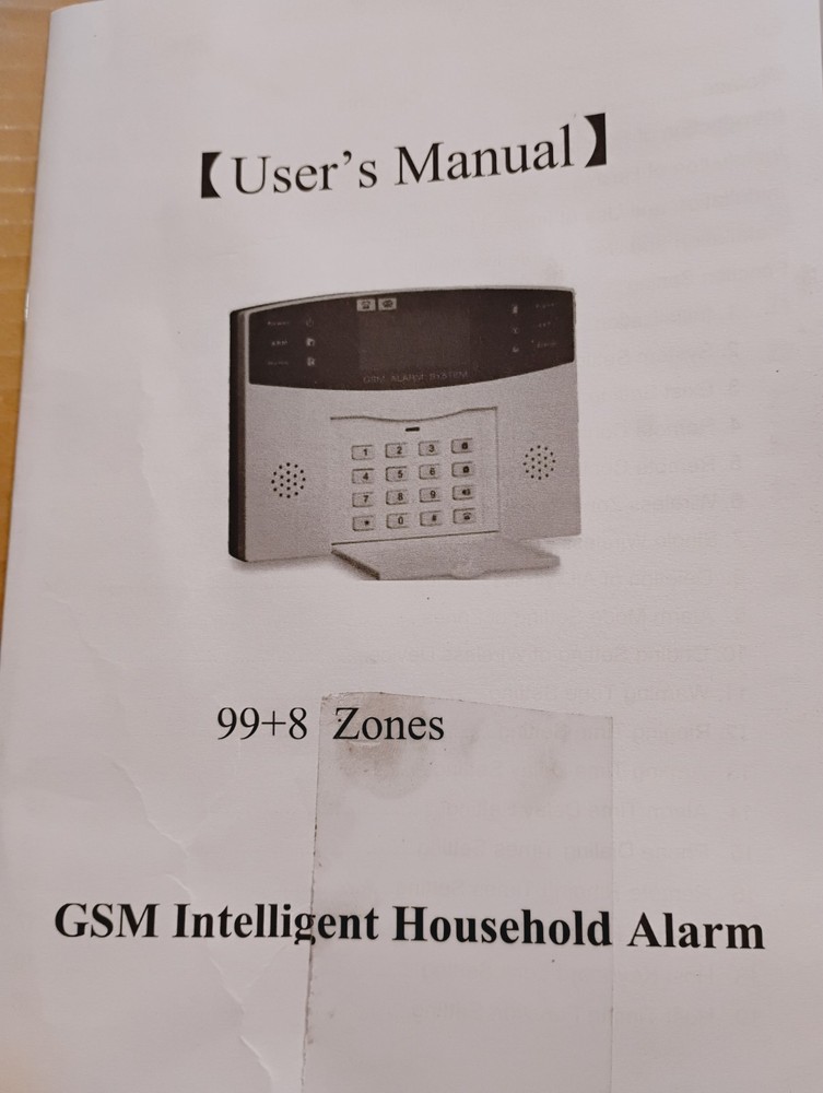 AG Security DP500 Alarm System , NEW