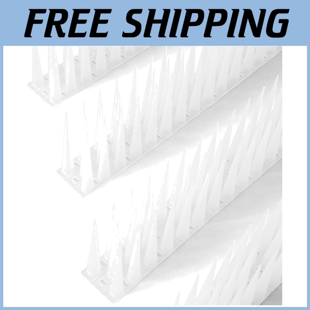 Effective Bird Spike Set - 20ft Cat Raccoon Deterrent