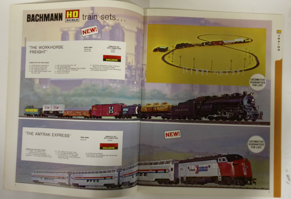 Vintage Bachmann Model Trains 1975 Catalog