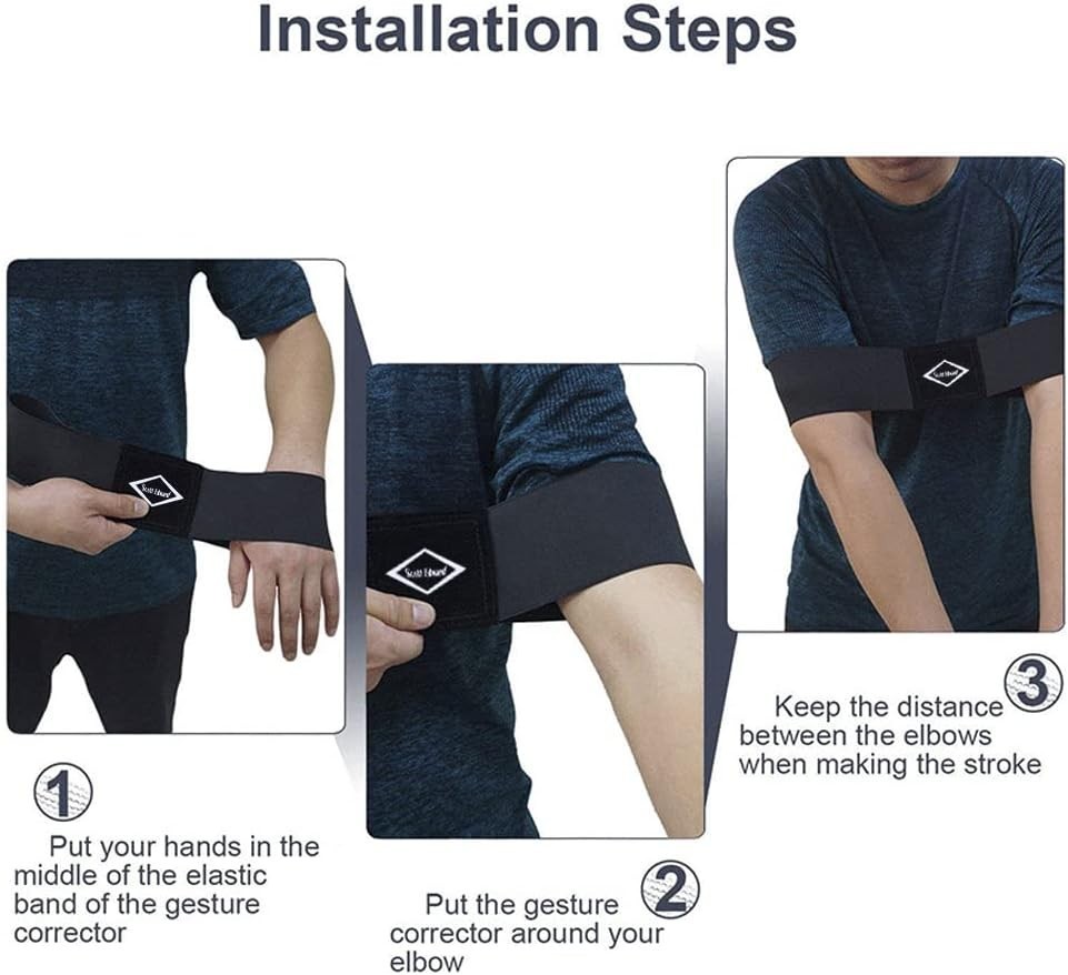 Pro Golf Swing Training Aid,Swing Correcting Arm Band Correct Training Swing ...
