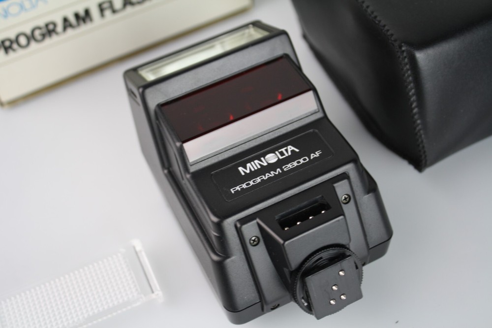 Minolta Maxxum Program 2800 AF Flash Light Unit Set