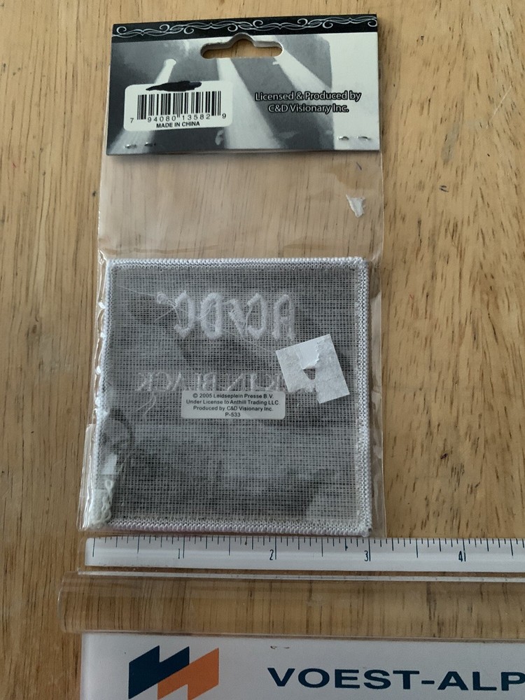 AC DC back in black patch - new