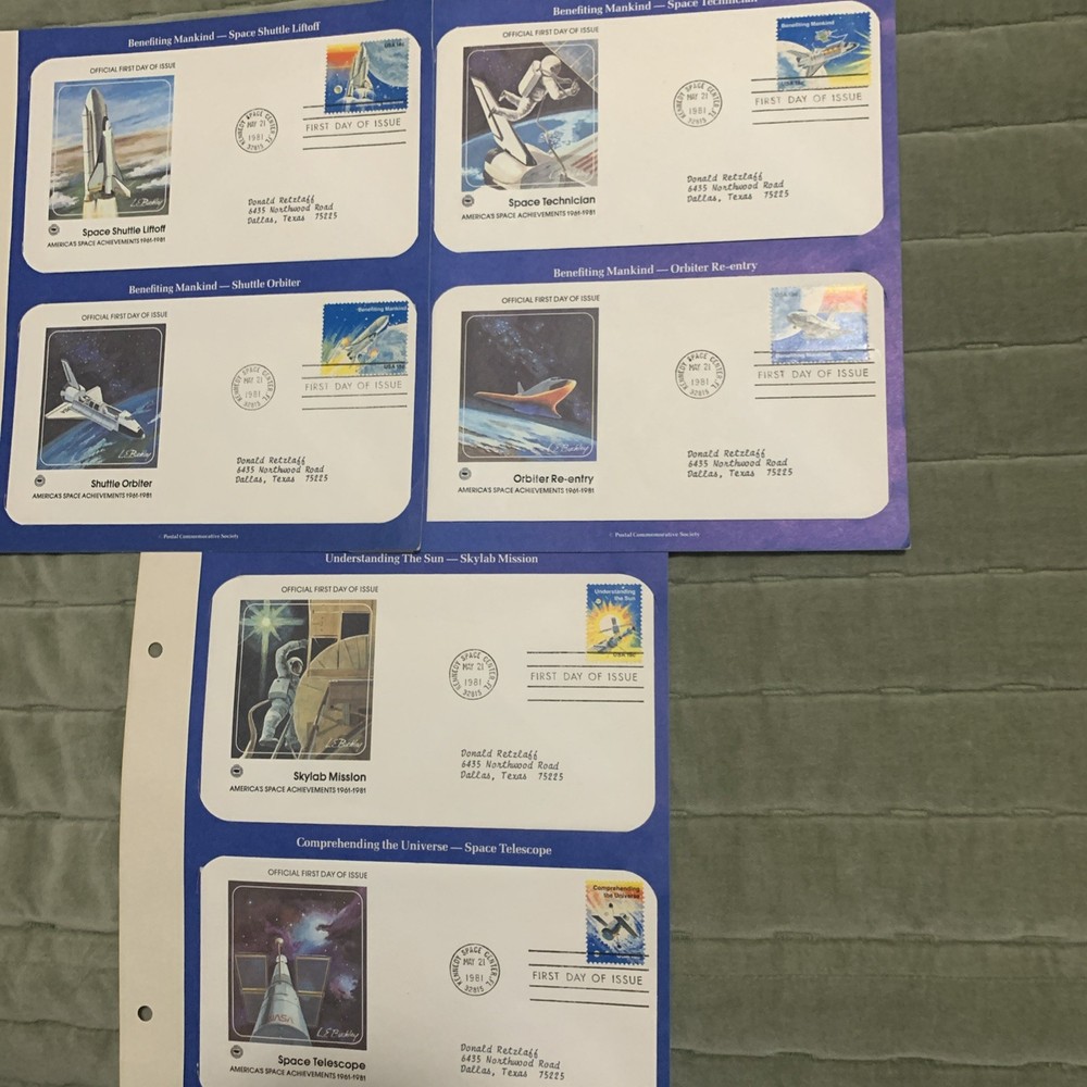 SPACE-US FDC / "SPACE SHUTTLE LIFTOFF"#1917/"SHUTTLE ORBITER #1913/"SPACE TECH-