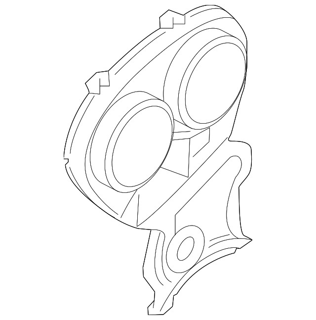 Genuine Volvo Engine Timing Cover 32257770