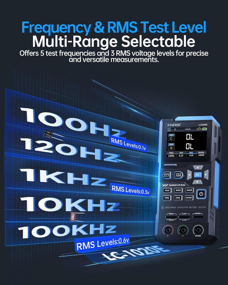 100Khz LCR Meterand Transistor Tester