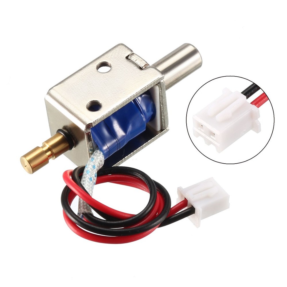 DC 12V 0.43A 4mm Mini Electromagnetic Solenoid Lock Push Pull Type
