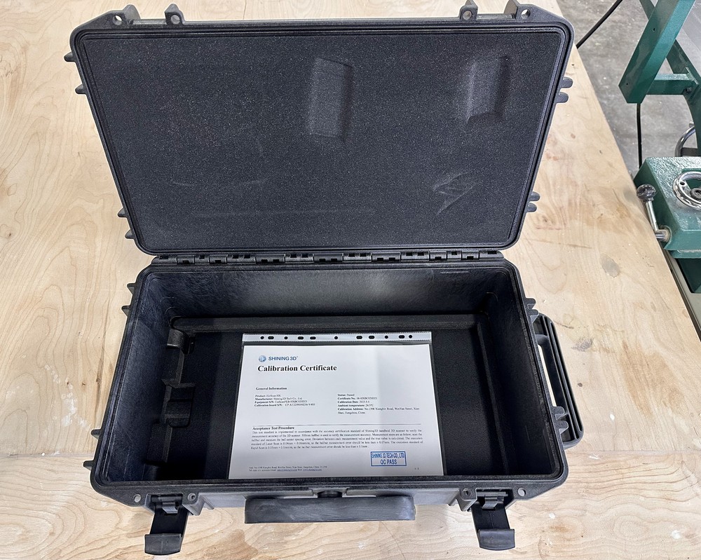 Einscan HX Handheld 3D Scanner in Wheeled Hard Case, Barely Used