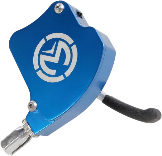 Moose Blue Aluminum Easy Pull Thumb Throttle Assembly 44mm for ATV