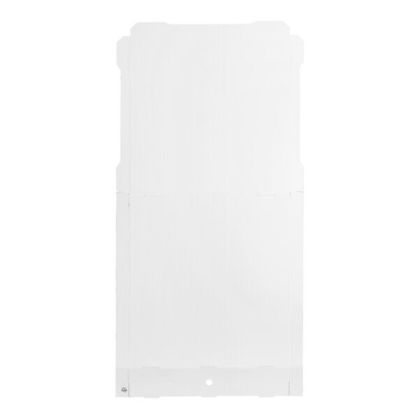 White Customizable Corrugated Plain Pizza Box Square 25 Bundle 24" x 24" x 2"