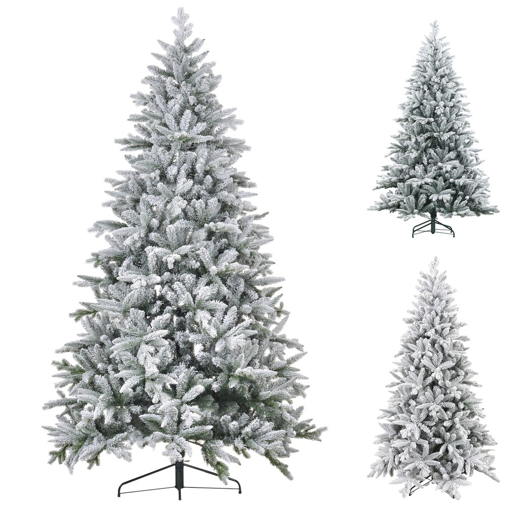 Snow Flocked Artificial Christmas Tree, Easy Assembly