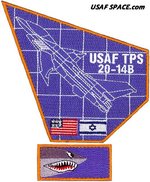 USAF TEST PILOT SCHOOL CLASS 2014B -Edwards AFB, CA- ORIGINAL VEL PATCH SET