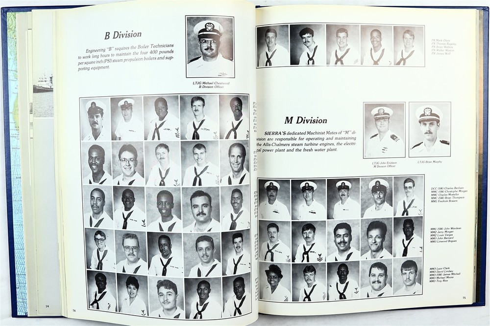 USS Sierra (AD-18) 1990 Mediterranean Deployment Cruise Book