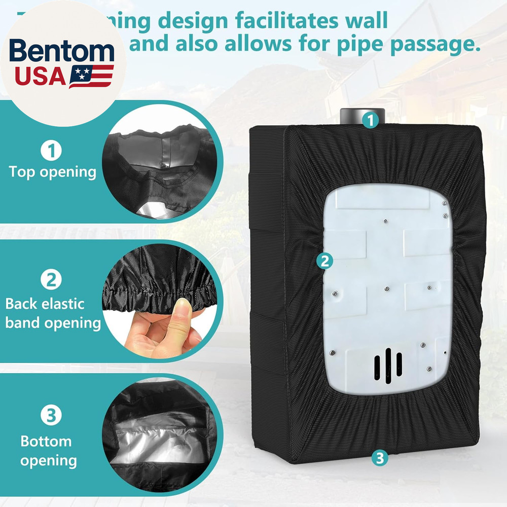 Outdoor Tankless Water Heater Cover,Suitable for 10L 2.64 GPM Portable Camping W